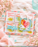 WAFFLE FLOWER: Stencil | Postage Collage Airmail