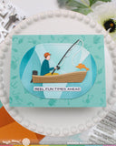 WAFFLE FLOWER: Stamp | Fishing Puns