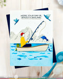 WAFFLE FLOWER: Die & Stencil Combo | Lake Scene