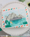 WAFFLE FLOWER: Stamp | Retirement Sentiments
