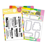 WAFFLE FLOWER: A-moose-ing Sentiments | Combo Stamp & Die