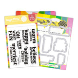 WAFFLE FLOWER: Warm Wishes | Combo Stamp & Die