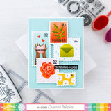 WAFFLE FLOWER: Postage Collage Everyday | Stencil