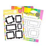 WAFFLE FLOWER: Stamp & Die Combo | Postage Collage Frames