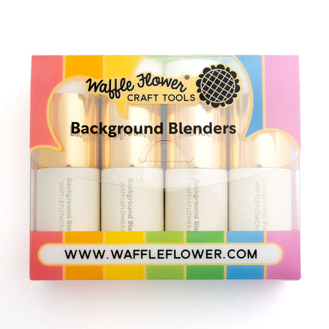WAFFLE FLOWER: Background Blender Brush | Cream | Set of 4