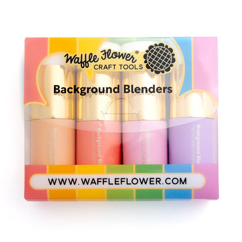 WAFFLE FLOWER: Background Blender Brush | Reds | Set of 4