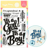 WAFFLE FLOWER: Stamp | Baby Announcement Sentiments