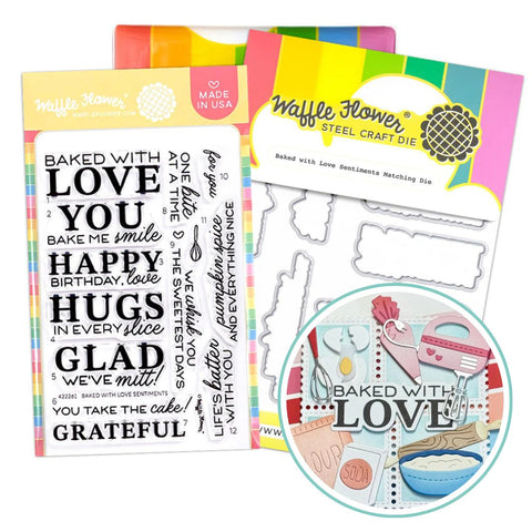 WAFFLE FLOWER: Stamp & Die Combo | Baked With Love
