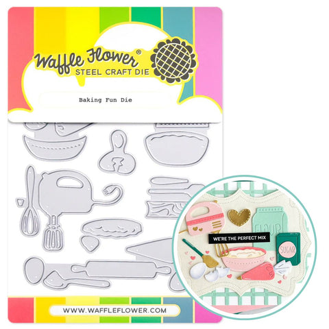 WAFFLE FLOWER: Die | Baking Fun