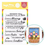 WAFFLE FLOWER: Basketful Sentiments | Stamp