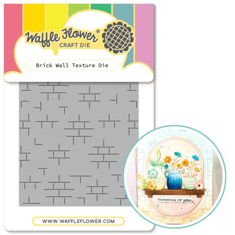 WAFFLE FLOWER: Die | Brick Wall Texture