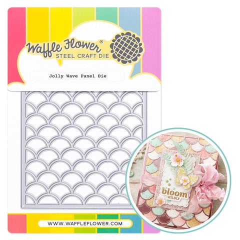 WAFFLE FLOWER: Die | Jolly Wave Panel