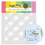 WAFFLE FLOWER: Stencil | Jolly Wave