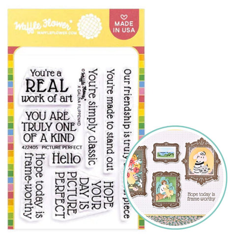 WAFFLE FLOWER: Stamp | Picture Perfect Sentiments