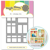 WAFFLE FLOWER: Die | Postage Collage Windows