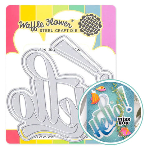 WAFFLE FLOWER: Die | Waving Hello