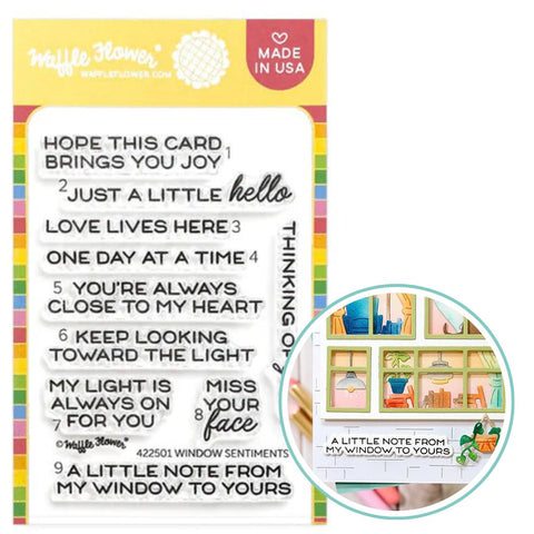 WAFFLE FLOWER: Stamp | Window Setiments