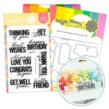 WAFFLE FLOWER: Stamp & Die Combo | Mixed Sentiments