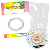 WAFFLE FLOWER: Stencil & Die | Postage Cake Slice