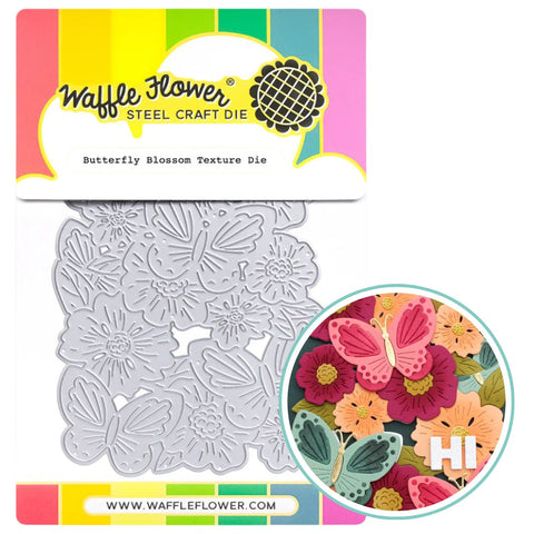 WAFFLE FLOWER:  Butterfly Blossom Texture | Die