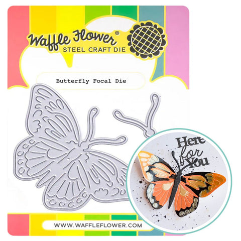 WAFFLE FLOWER:  Butterfly Focal | Die