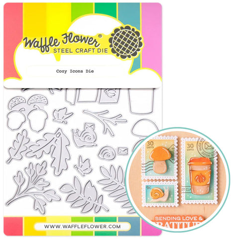 WAFFLE FLOWER:  Cozy Icons | Die