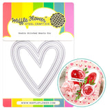 WAFFLE FLOWER:  Double Stitched Hearts | Die