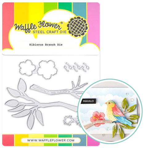 WAFFLE FLOWER:  Hibiscus Branch | Die