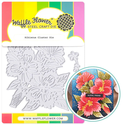 WAFFLE FLOWER:  Hibiscus Cluster | Die