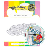 WAFFLE FLOWER: Just a Note | Die