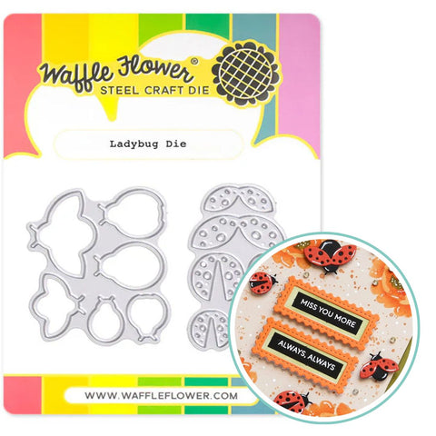 WAFFLE FLOWER:  Ladybug | Die