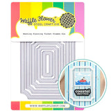 WAFFLE FLOWER: Nesting Piercing Ticket Frames | Die