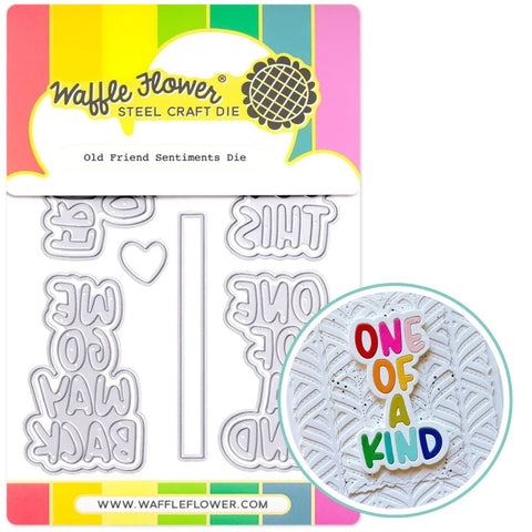 WAFFLE FLOWER:  Old Friend Sentimets | Die