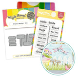 WAFFLE FLOWER: Stamp & Die Combo | Plant Marker