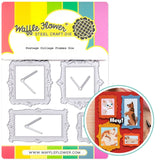 WAFFLE FLOWER: Postage Collage Frames | Die