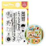 WAFFLE FLOWER: Stamp | Postage Collage Seeds Details