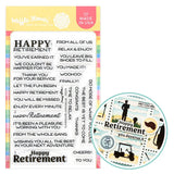 WAFFLE FLOWER: Stamp | Retirement Sentiments