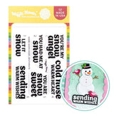 WAFFLE FLOWER: Snow Angel Sentiments | Stamp