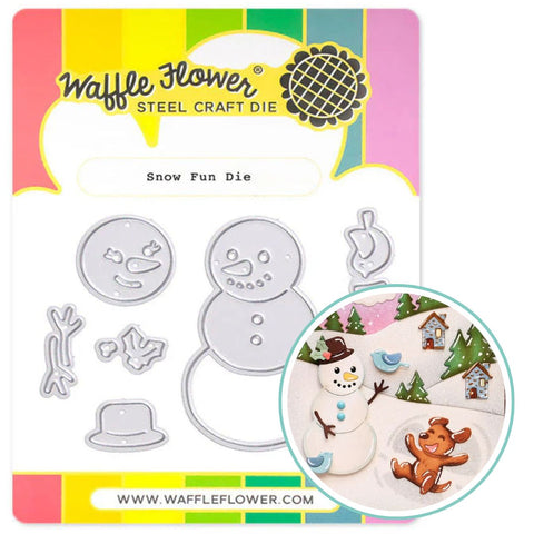 WAFFLE FLOWER:  Snow Fun | Die