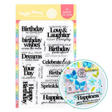 WAFFLE FLOWER: Sweet Birthday Sentiment | Stamp