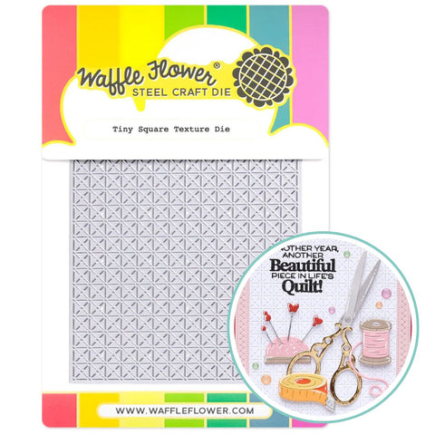 WAFFLE FLOWER:  Tiny Square Texture | Die