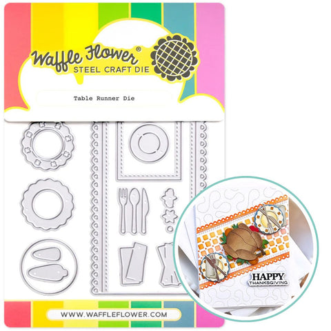 WAFFLE FLOWER:  Table Runner | Die