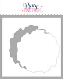 PRETTY PINK POSH: Watercolor Circle Mask | Stencil