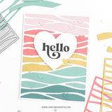 CONCORD & 9 th : Wavy Card Front | Die