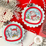 MAMA ELEPHANT: Winter Globes | Stamp & Die Bundle