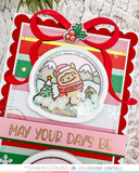 MAMA ELEPHANT: Winter Globes | Stamp & Die Bundle