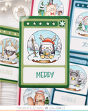 MAMA ELEPHANT: Winter Globes | Stamp & Die Bundle