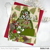 PRETTY PINK POSH: Winter Hats | Layered Stencil 2PK