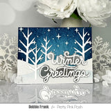 PRETTY PINK POSH: Winter Greetings Shadow | Die