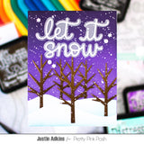 PRETTY PINK POSH: Snowy Hills Borders | Die